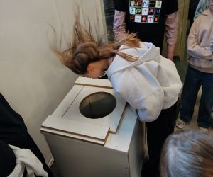 uczestnicy projektu w Laboratorium Wyobraźni