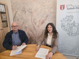 Pani Burmistrz z Wykonawcą Andrzejem Osłowskim