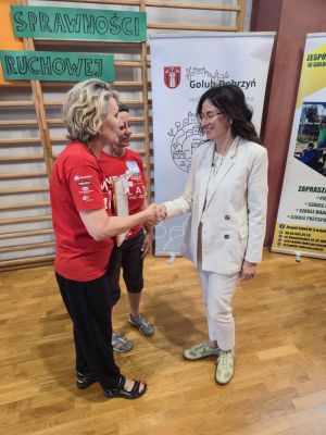 Burmistrz Dominika Piotrowska z Radną Izabela Borkowską