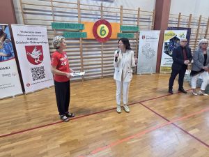 Burmistrz Dominika Piotrowska wygłaszająca przemowę