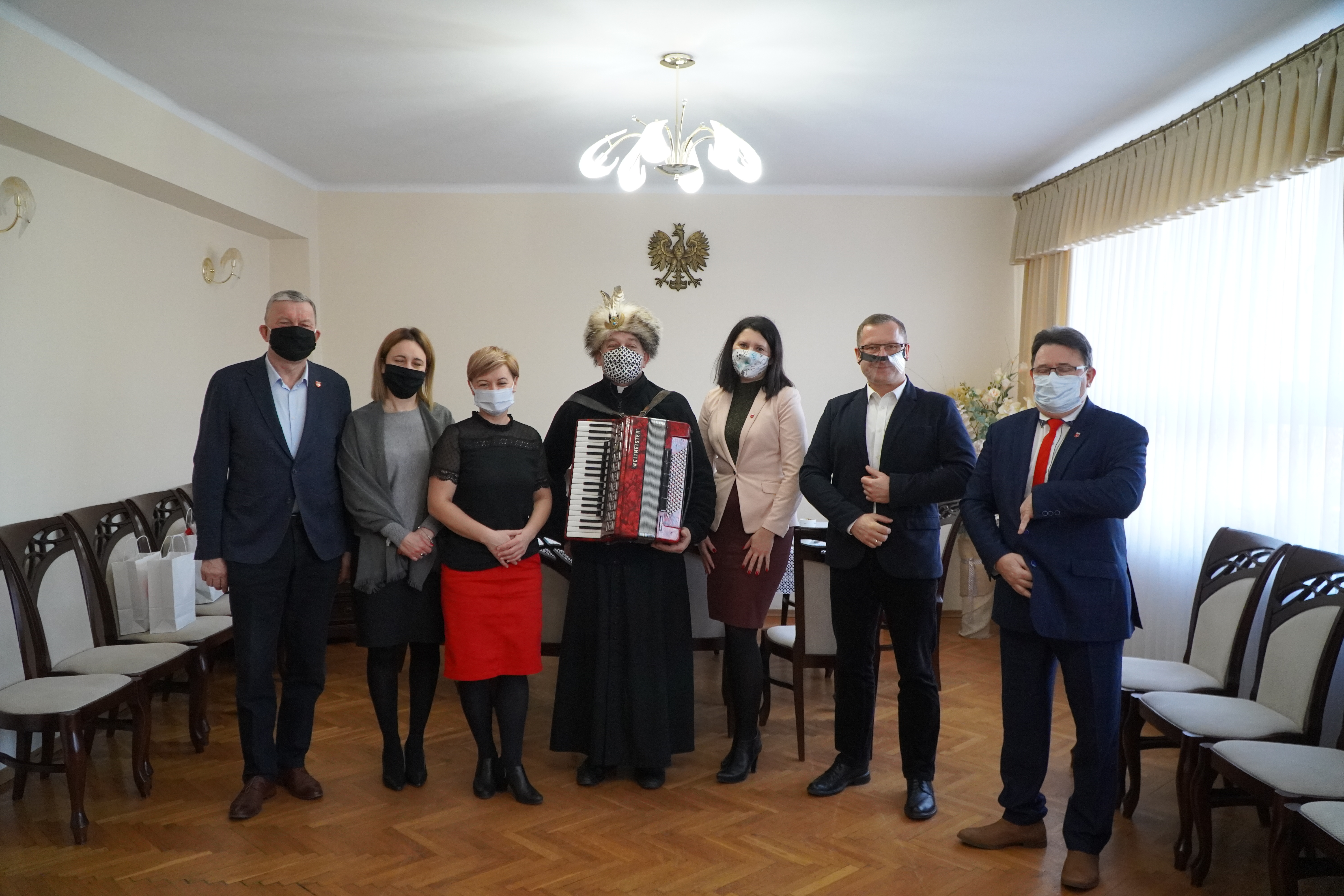 Z życzeniami dla mieszkańców Miasta Golubia-Dobrzynia