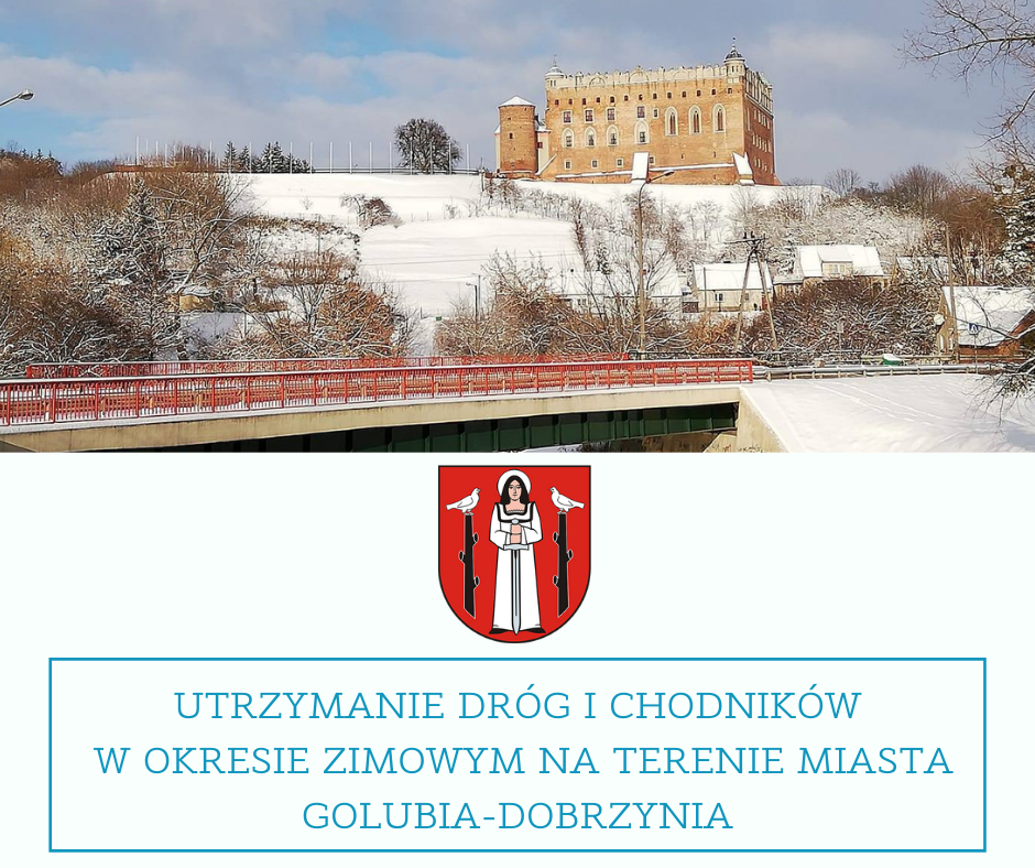 UWAGA! UTRZYMANIE DRÓG I CHODNIKÓW W OKRESIE ZMIOWYM!