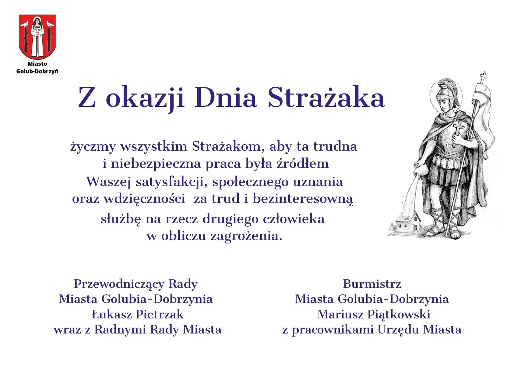 Życzenia z okazji Dnia Strażaka