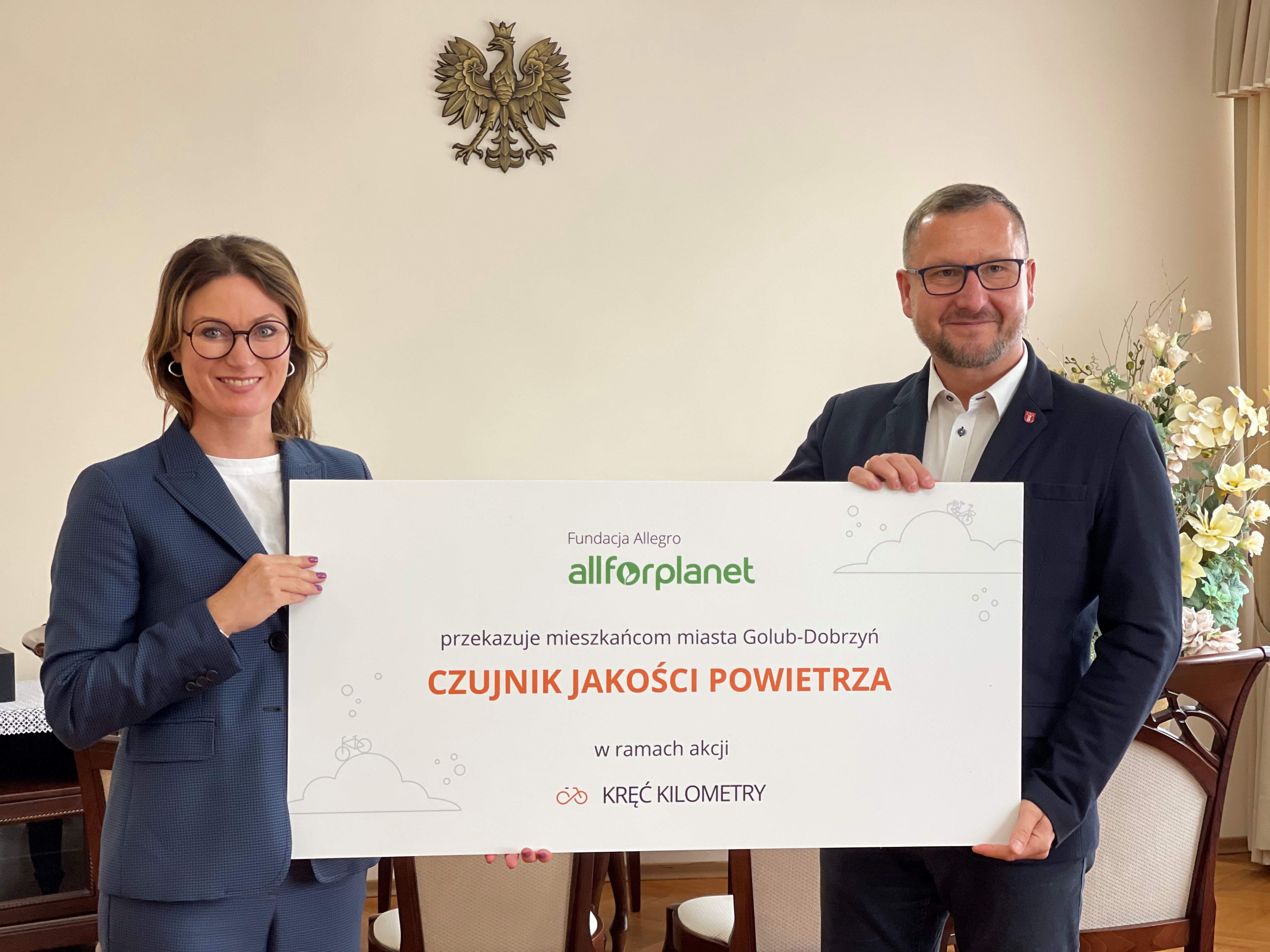 Czujnik jakości powietrza od Fundacji Allegro All For Planet