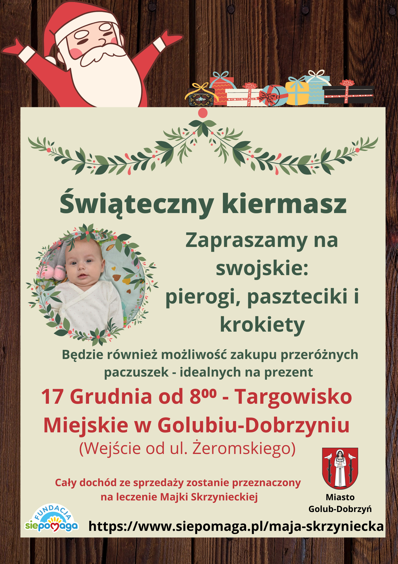 Kiermasz charytatywny dla Mai chorej na SMA