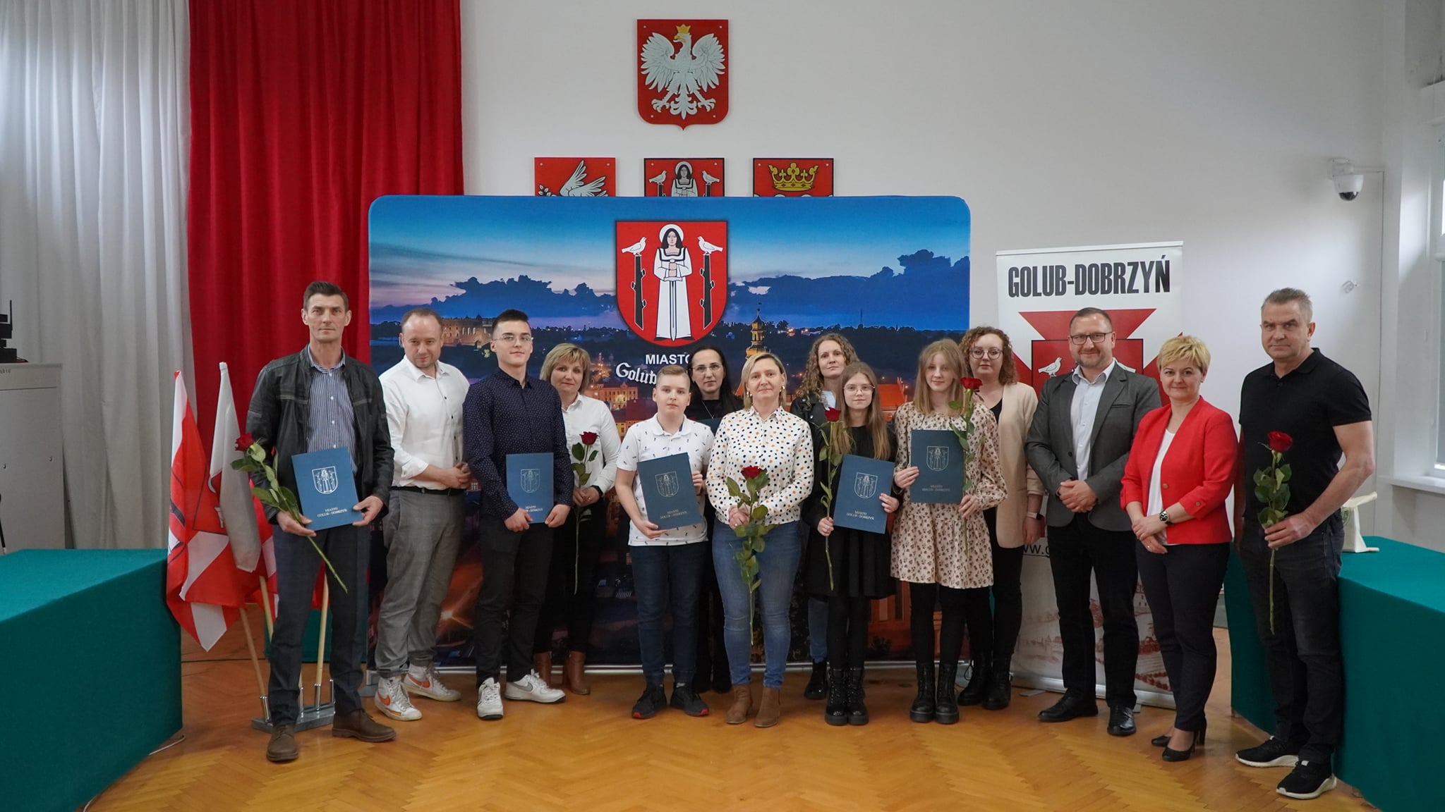 NAGRODY SPORTOWE BURMISTRZA MIASTA GOLUBIA-DOBRZYNIA I STYPENDIA SPORTOWE WRĘCZONE
