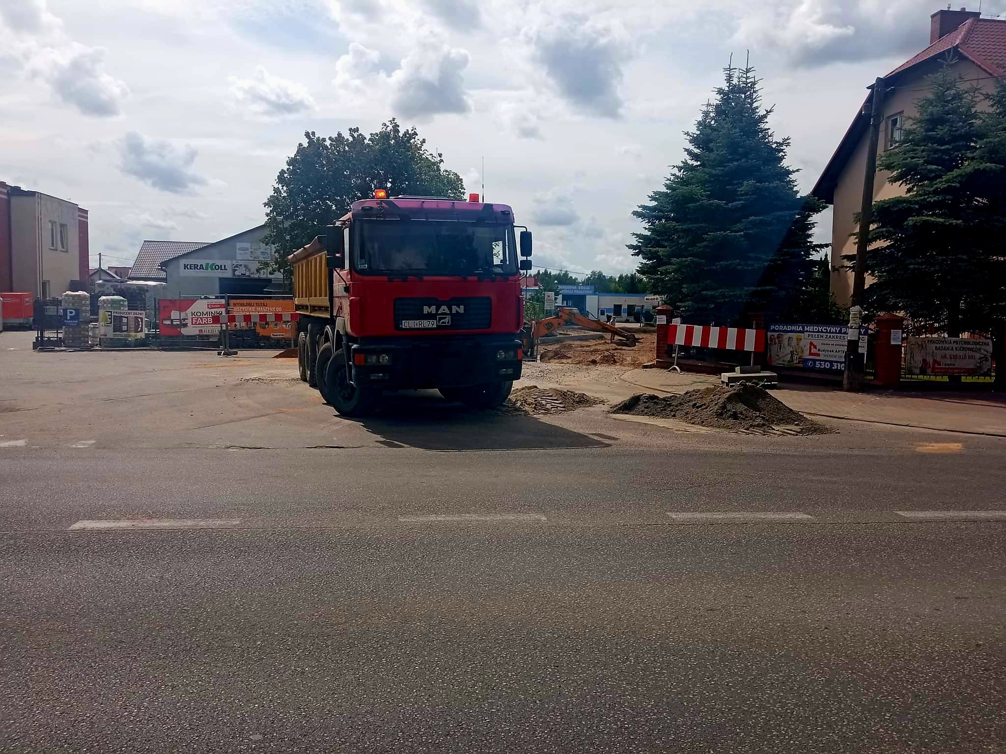 POSTĘP PRAC NA ULICY SZOSA RYPIŃSKA