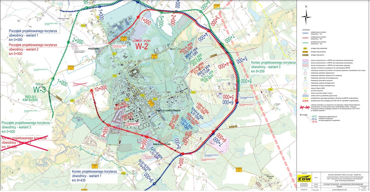 DRUGIE  KONSULTACJE SPOŁECZNE.  BUDOWA OBWODNICY MIASTA GOLUBIA-DOBRZYNIA   