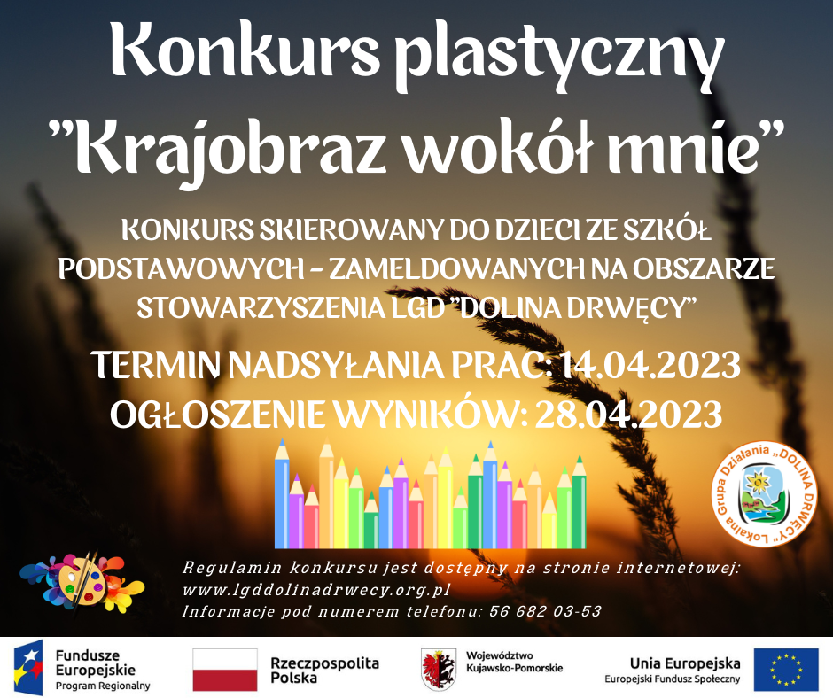 Konkurs plastyczny Lokalnej Grupy Działania "Dolina Drwęcy"