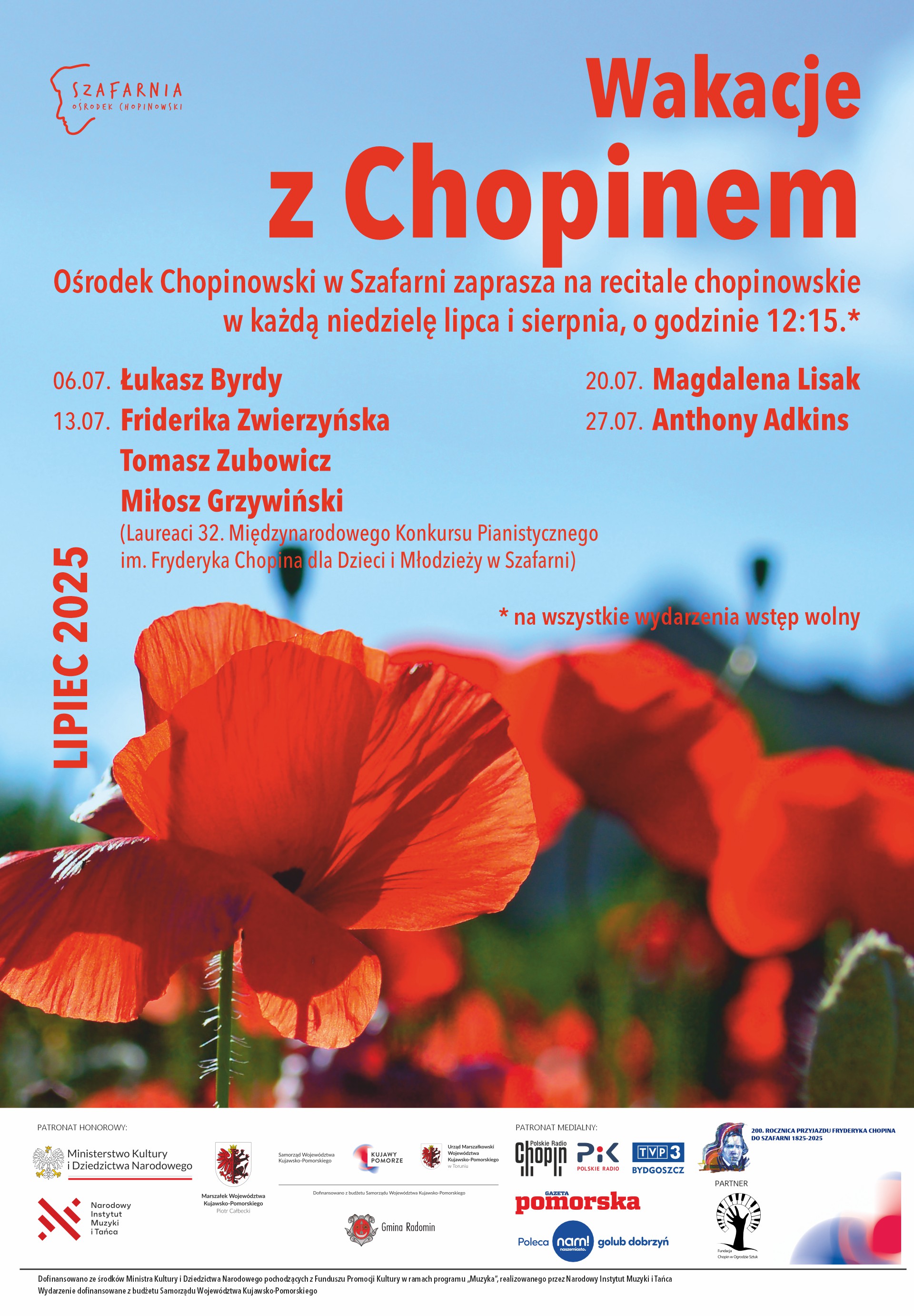 "Wakacje z Chopinem" Anthony Adkins. 27 lipca 2025