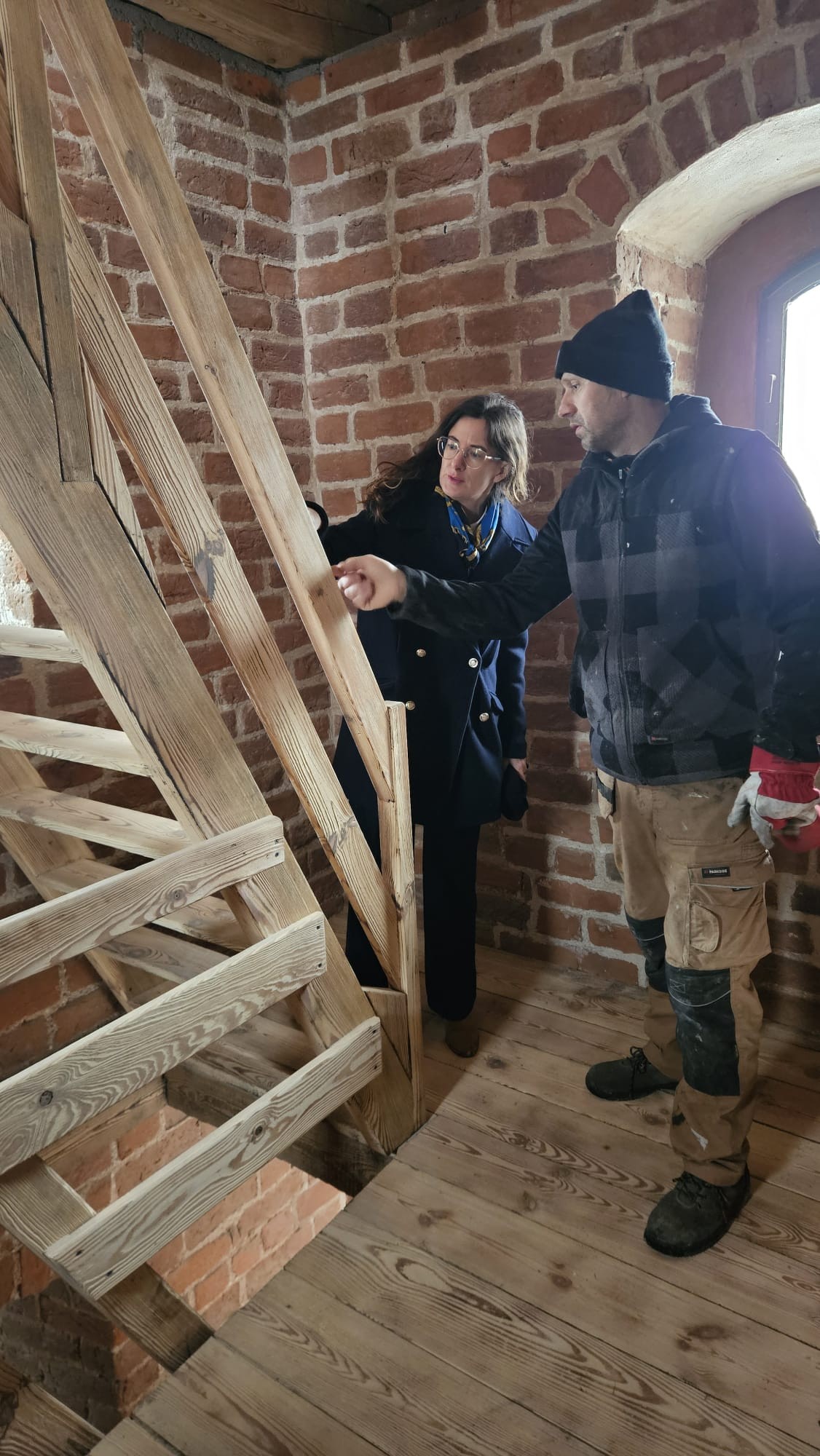 Trwają prace w baszcie