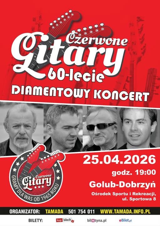 Zapraszamy na koncert CZERWONYCH GITAR
