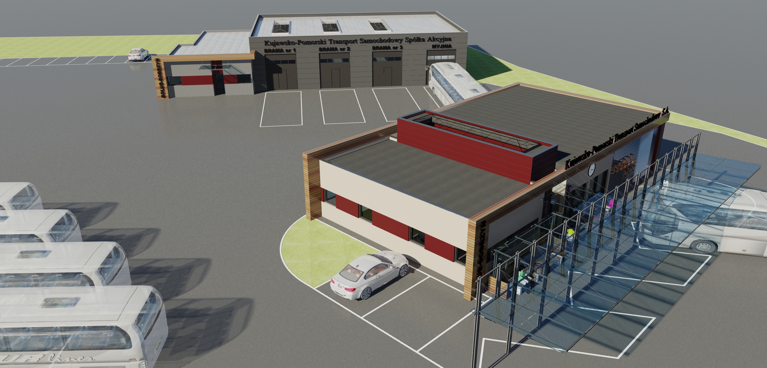 Nowy dworzec autobusowy w Golubiu-Dobrzyniu coraz bliżej