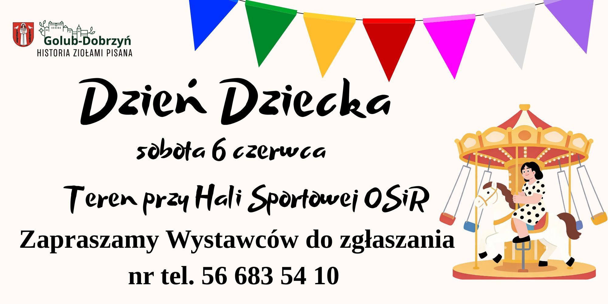 Zostań wystawcą podczas Dnia Dziecka w Golubiu-Dobrzyniu!