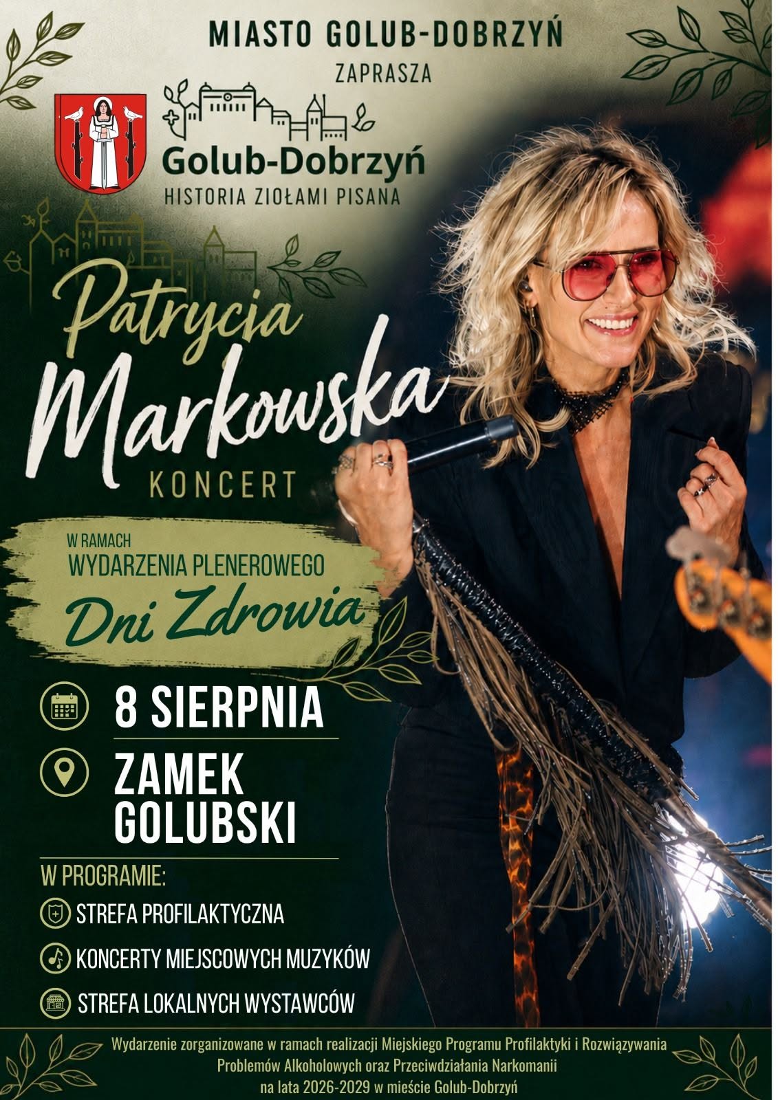 Patrycja Markowska zagra w Golubiu-Dobrzyniu