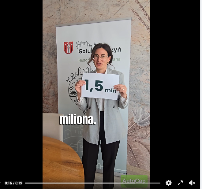 Mamy to ! 1, 5 mln (VAT z jeden inwestycji).